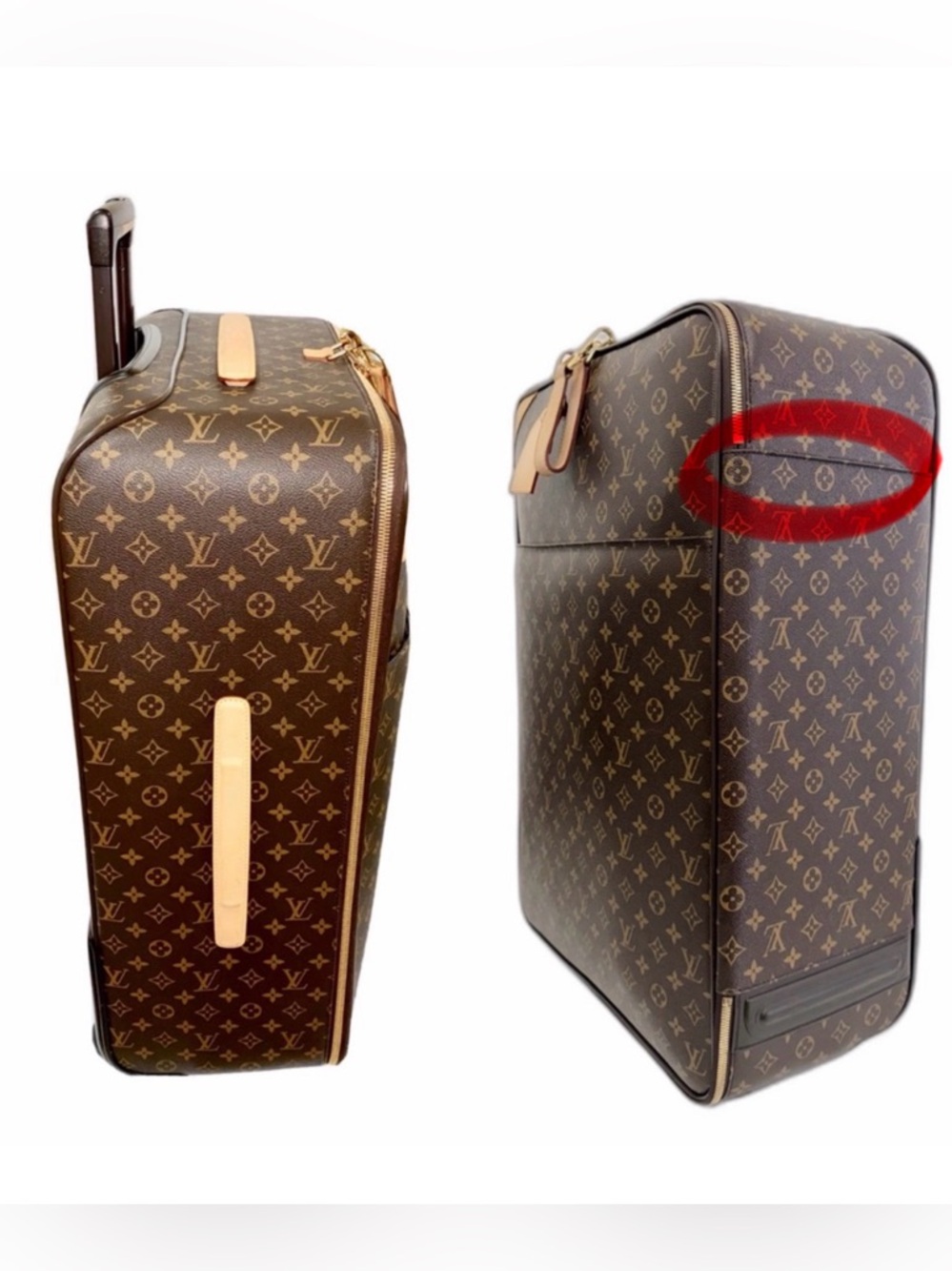 Louis Vuitton Pegase Classic Suitcase Upright Luggage Bag Business πΊπΈ - Picture 16 of 16